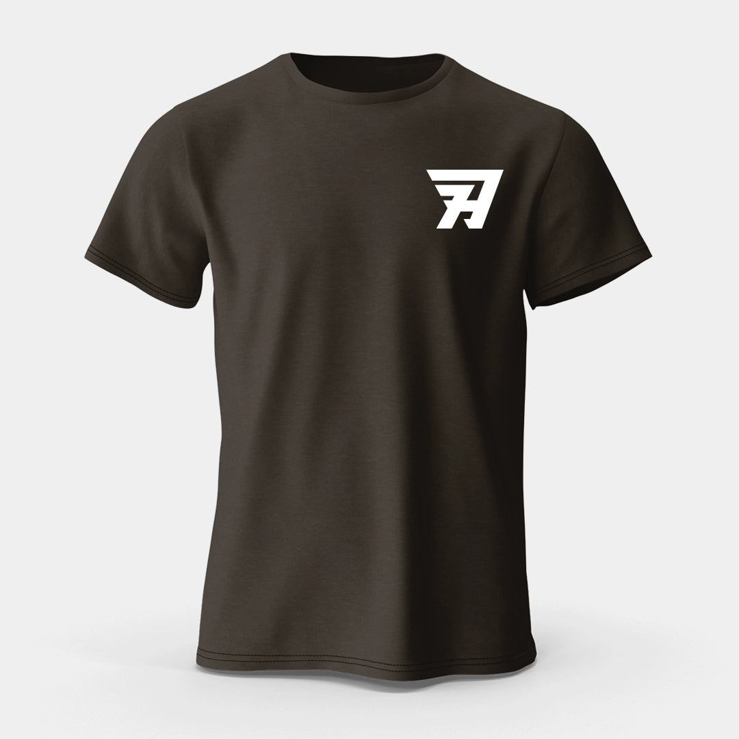 Black A White Print Shirt Unisex